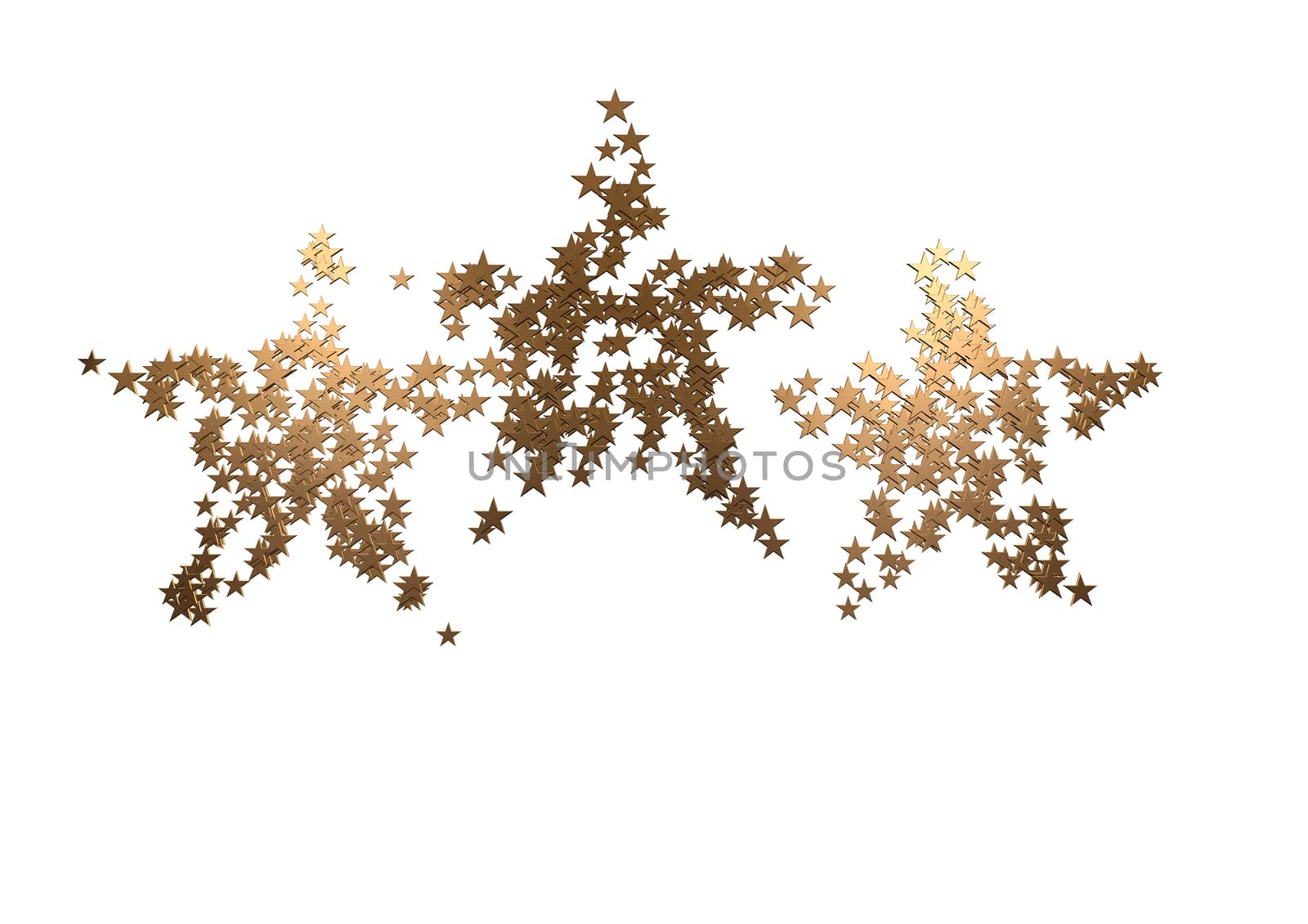 The big stars consisting of a set of small stars.