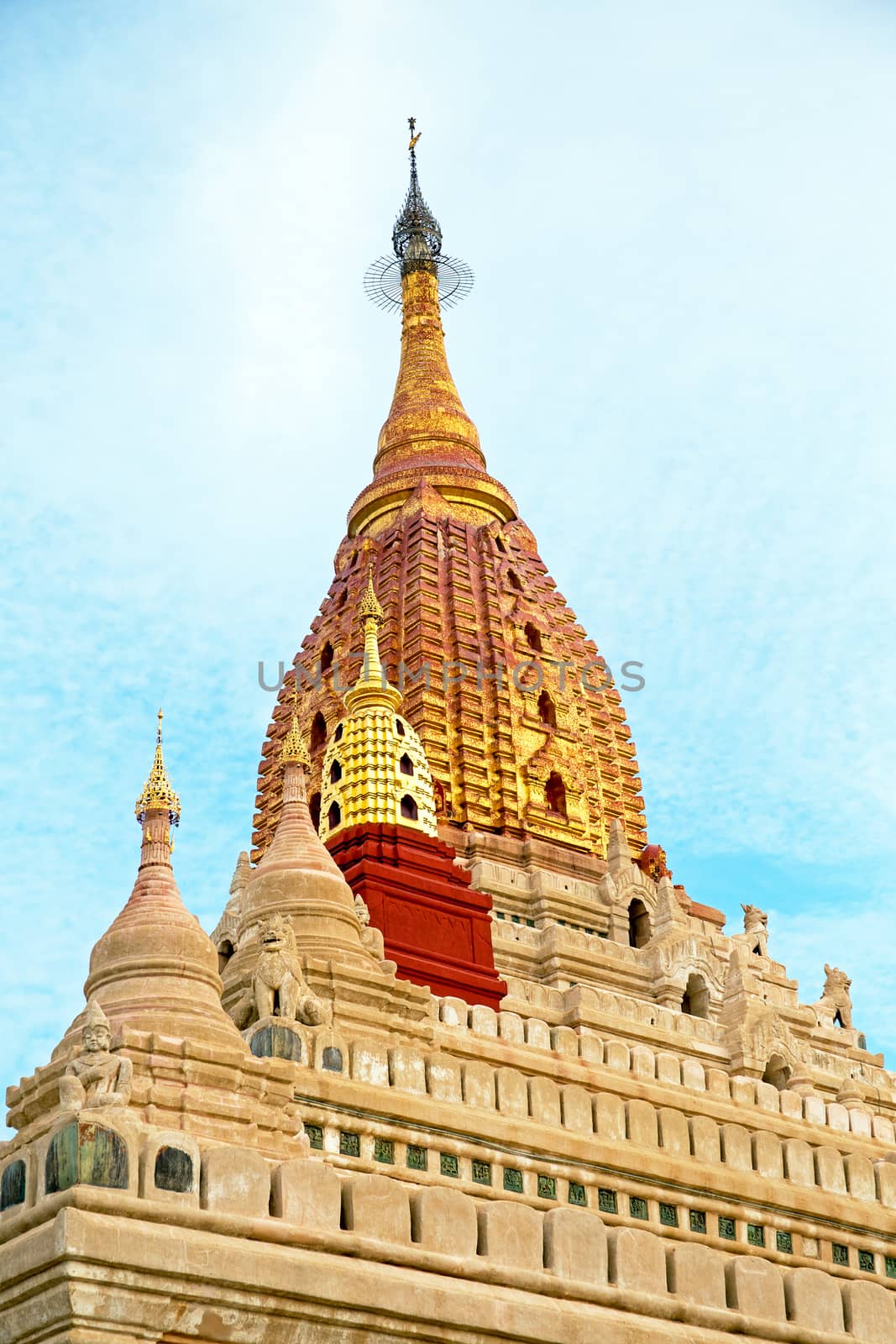 Ananda Temple in Bagan Myanmar by devy