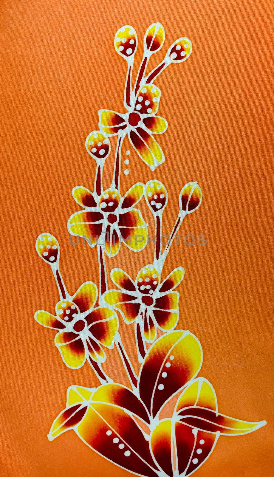 Flowers Design on batik. by nop16