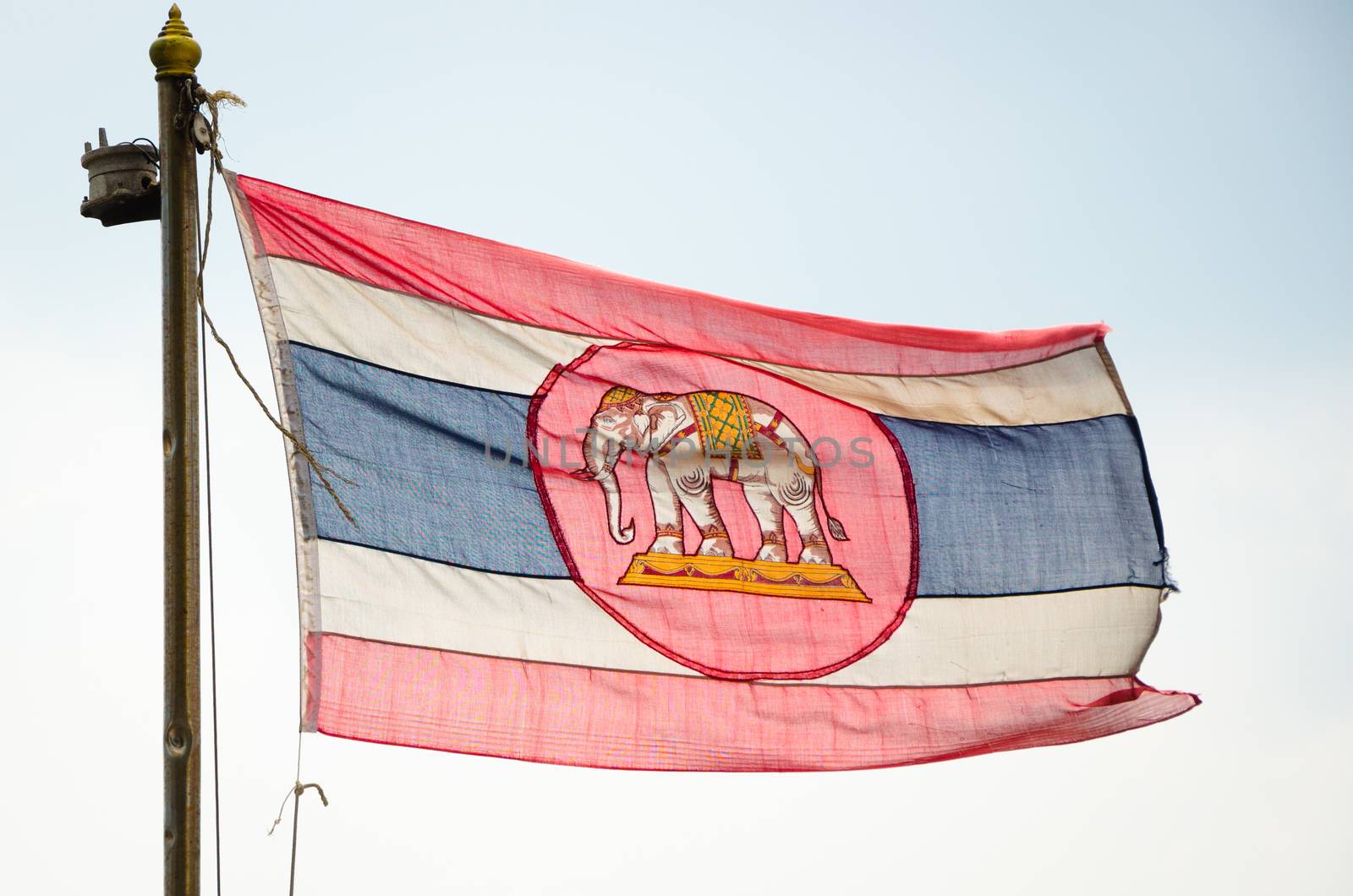 Navy Flag of Thailand in the past