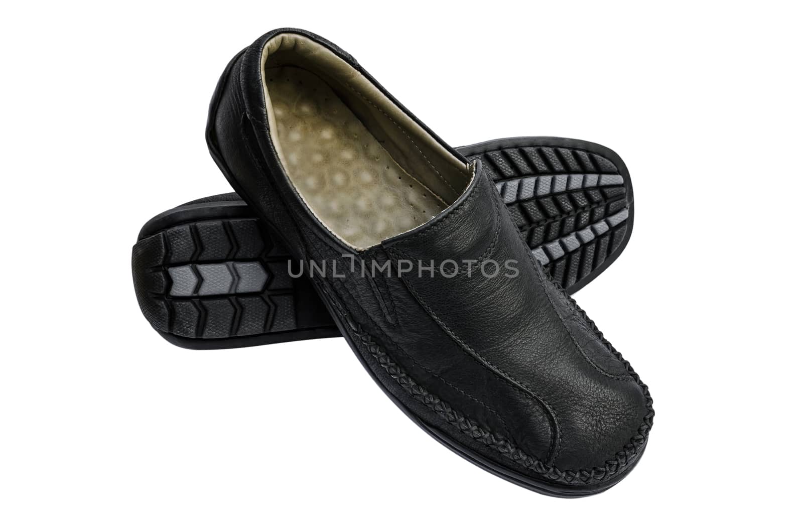 Black leather shoes by nop16