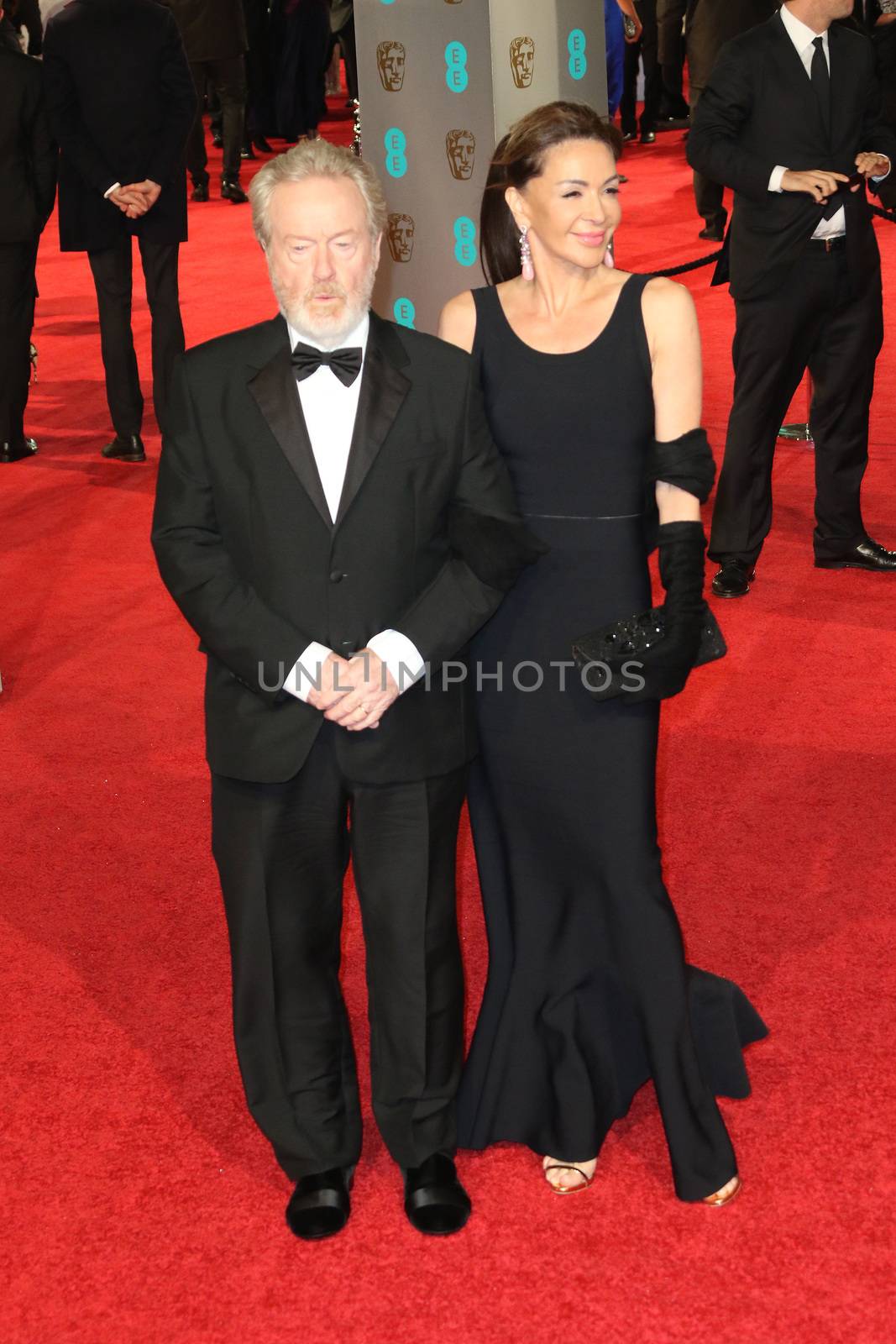 UK, London: British director Ridley Scott poses on the red Carpet at the EE British Academy Film Awards, BAFTA Awards, at the Royal Opera House in London, England, on 14 February 2016.