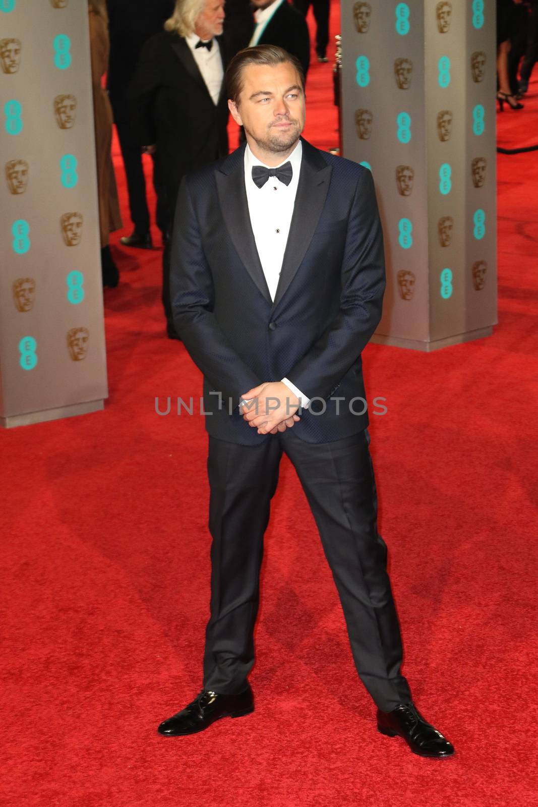 UK, London: American actor Leonardo DiCaprio poses on the red Carpet at the EE British Academy Film Awards, BAFTA Awards, at the Royal Opera House in London, England, on 14 February 2016.
