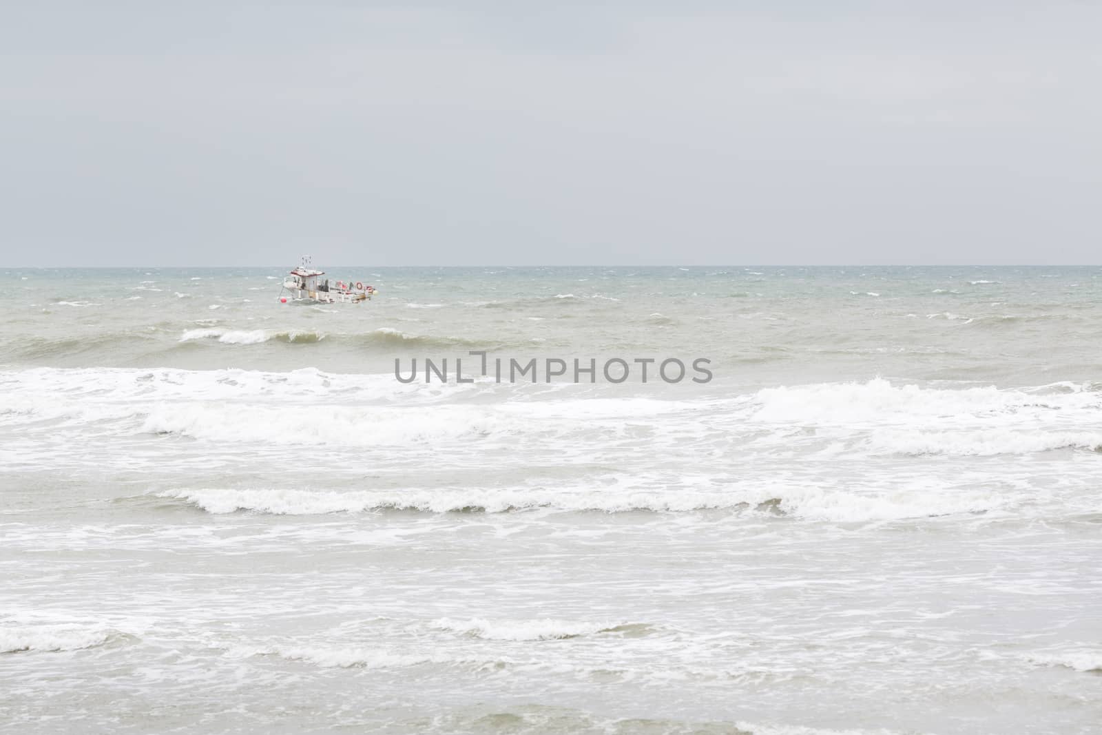 France Normandy Manche Cotentin, beautiful waves in the sea