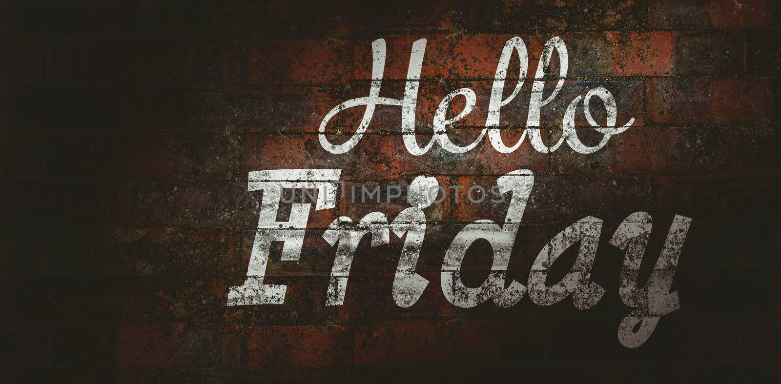 Composite image of hello friday word by Wavebreakmedia