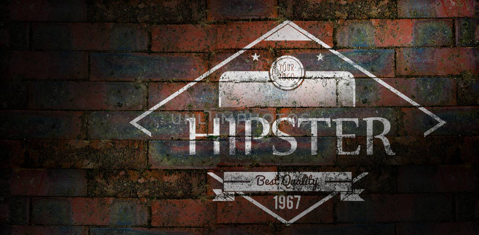 Composite image of hipster logo by Wavebreakmedia