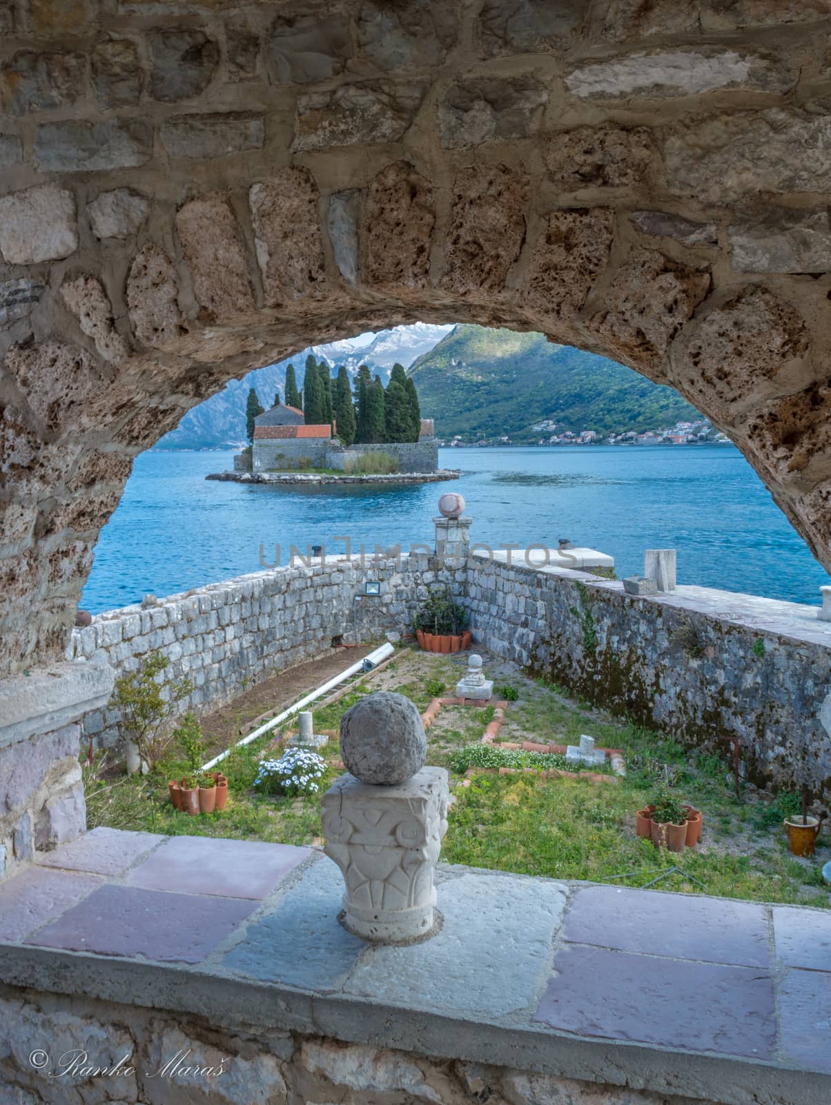 Island monastery St. George near Perast, Montenegro