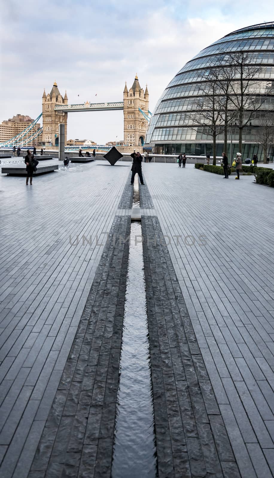 view of Modern London  by edella