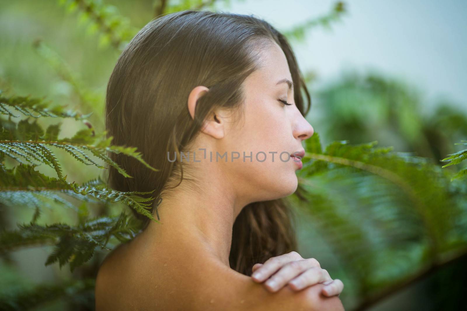 Beautiful woman standing outdoors by Wavebreakmedia