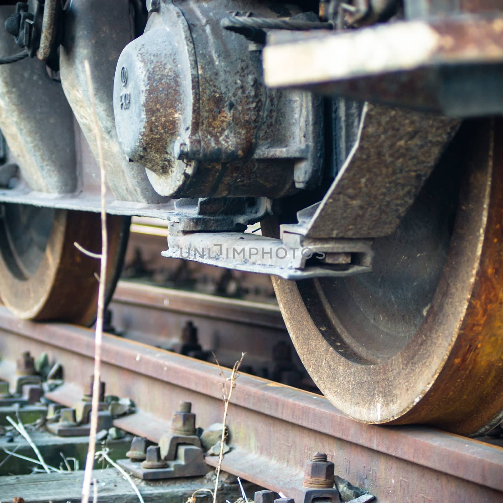 view of the railway track on a sunny day