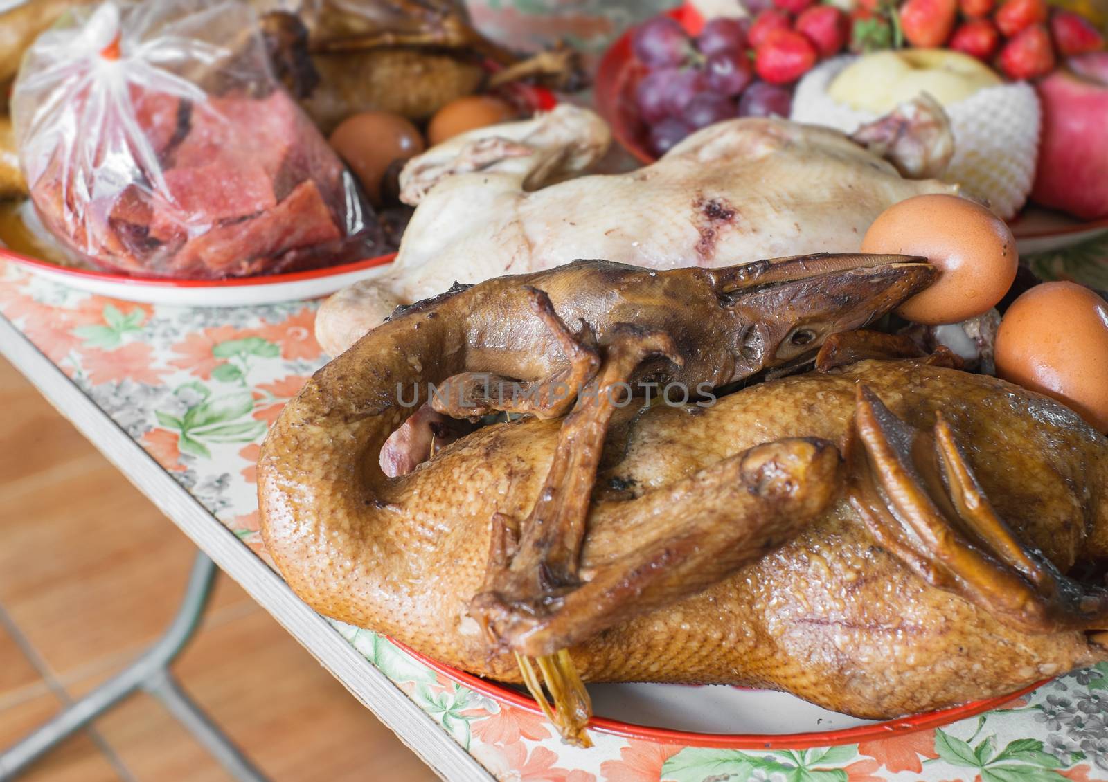 duck prepare for chinese new year food by baworn47