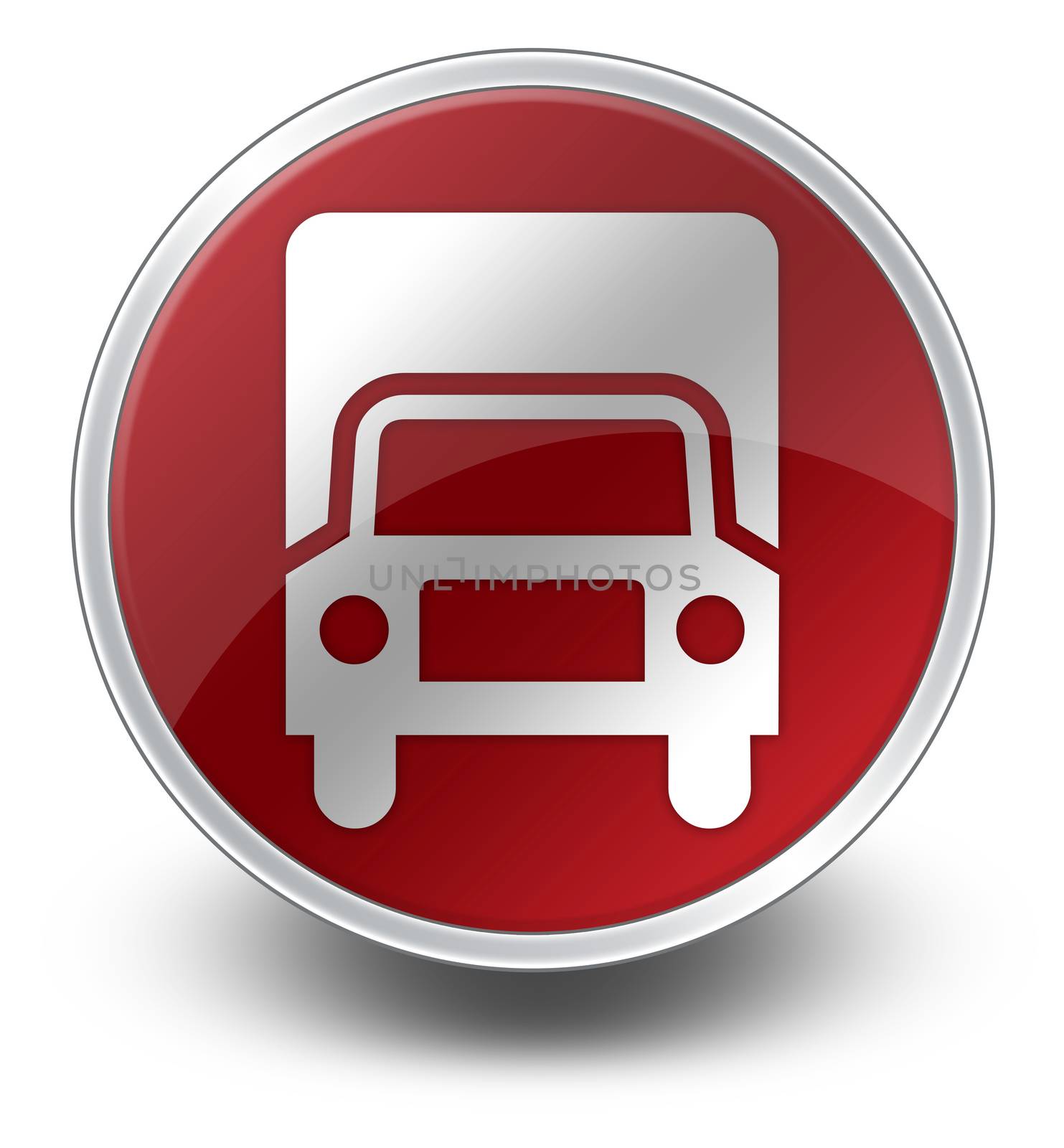 Icon, Button, Pictogram with Trucks symbol