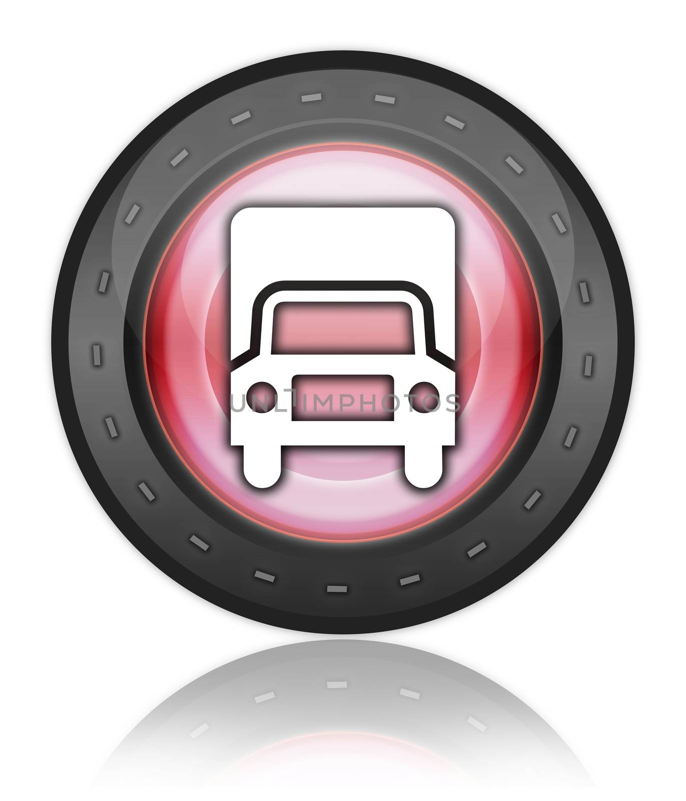 Icon, Button, Pictogram with Trucks symbol