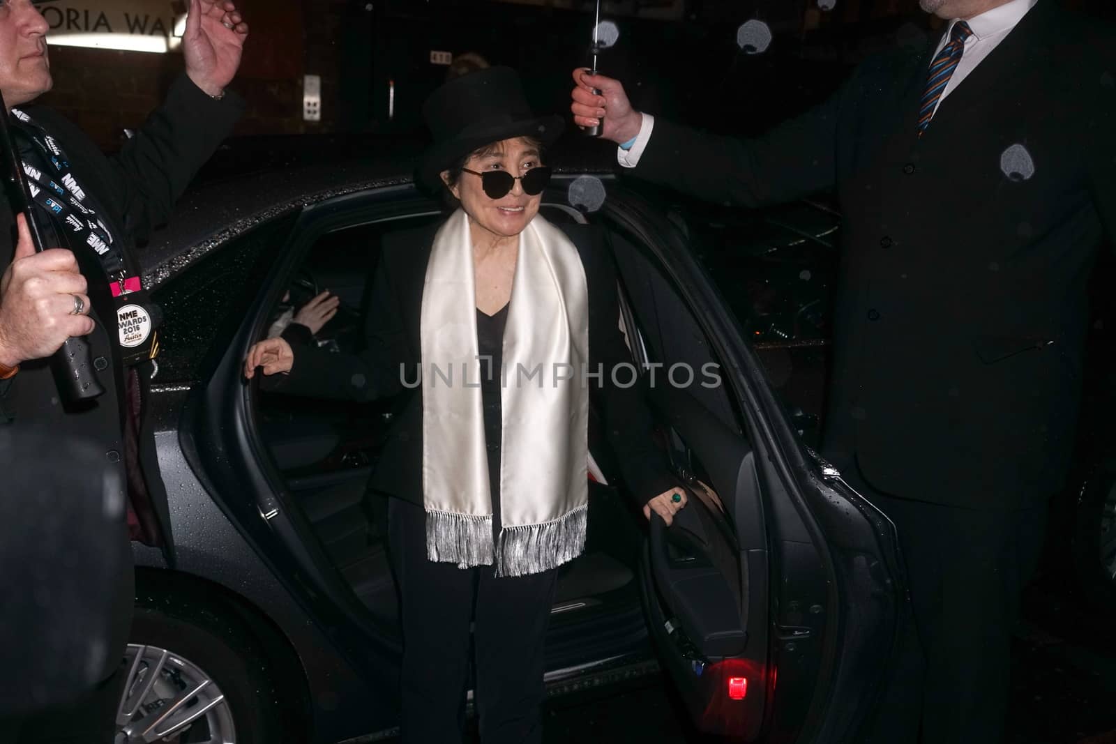 UNITED KINGDOM, London: Yoko Ono attends the NME awards at O2 Academy Brixton on February 17, 2016 in London, England. 