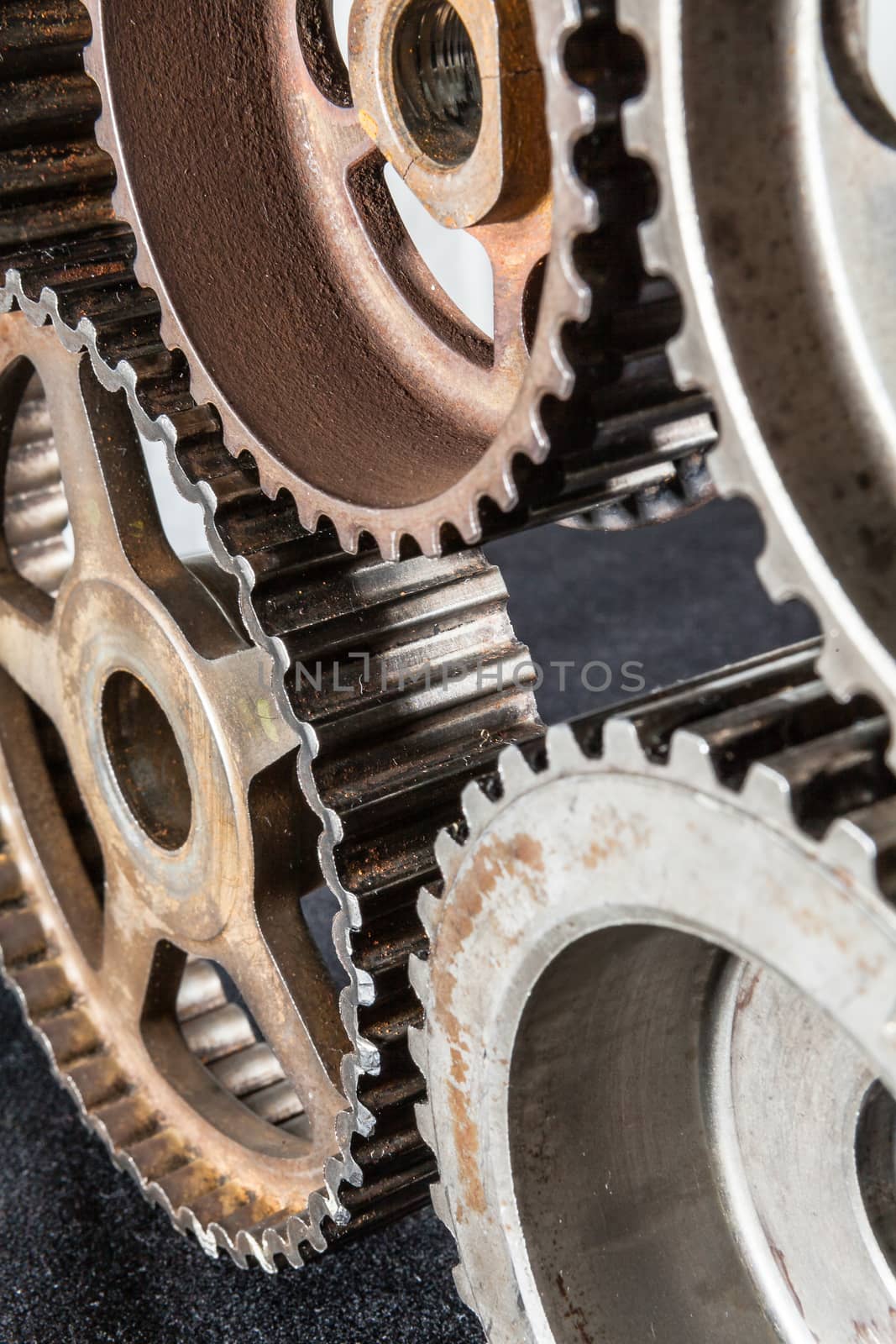 Cogwheels machinery , engineering and industry or concepts such as teamwork and search engine