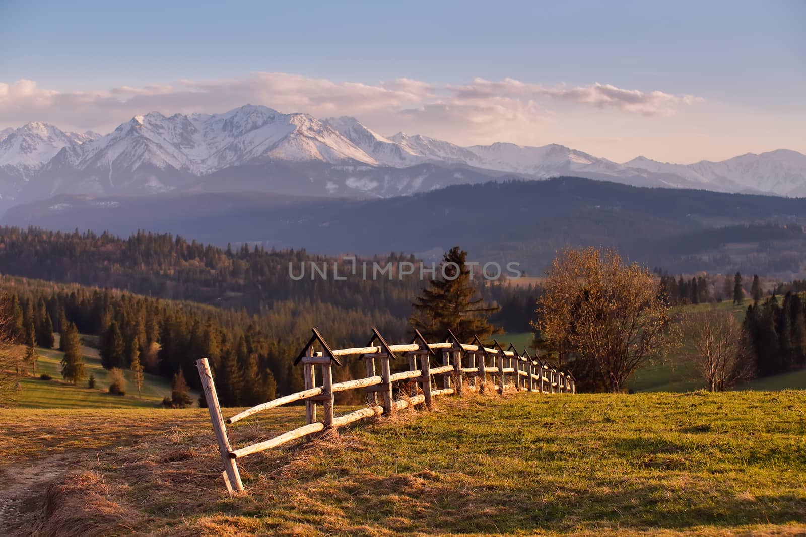 Spring countryside in Tatras mountains by weise_maxim
