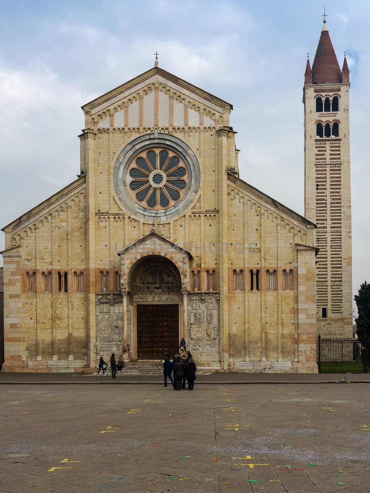 The church of San Zeno, one of the most important of Verona