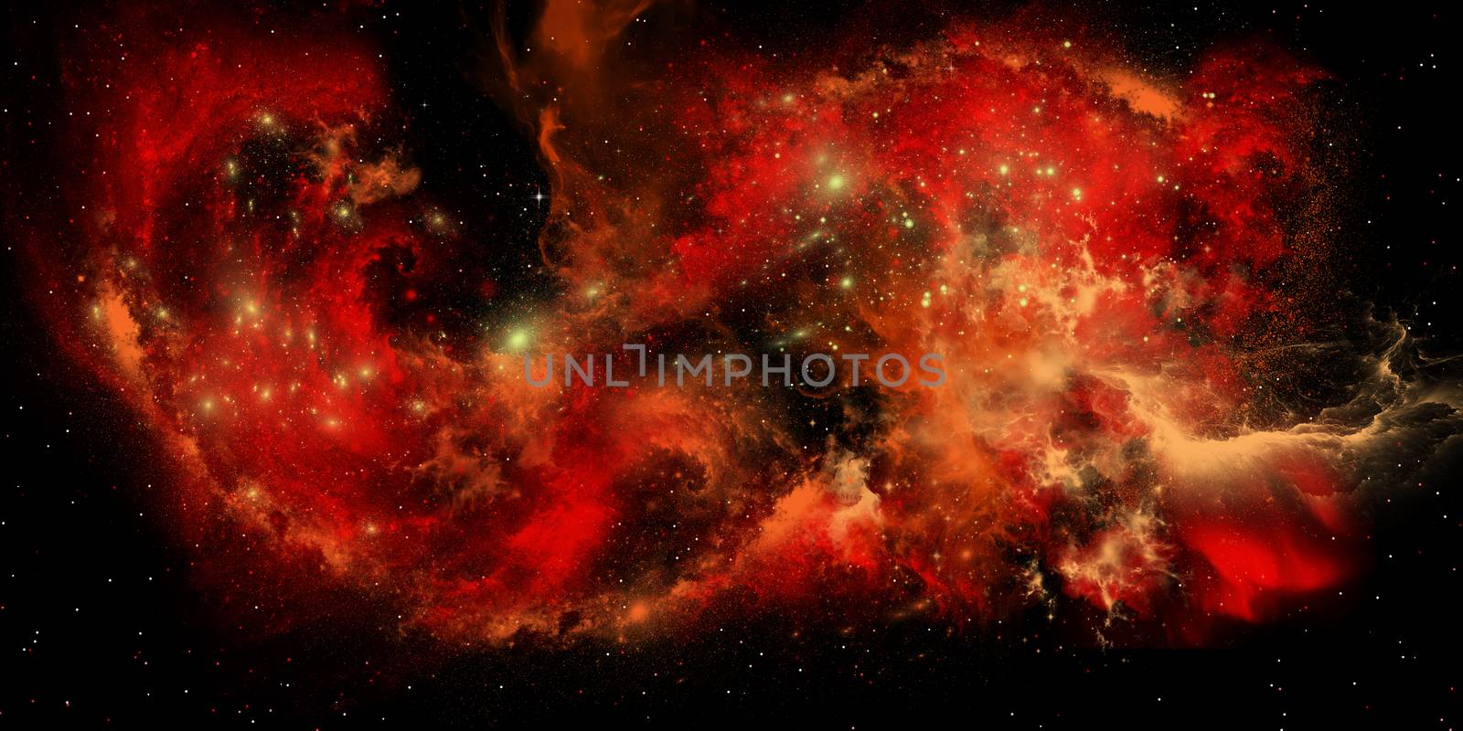 A nebula is a collection of interstellar gasses, dust and matter in which stars are born.
