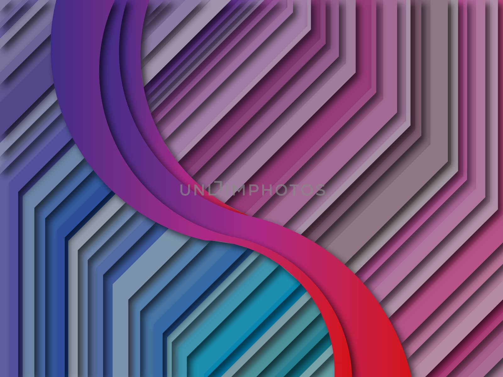 linear background pink and blue 2d illustration