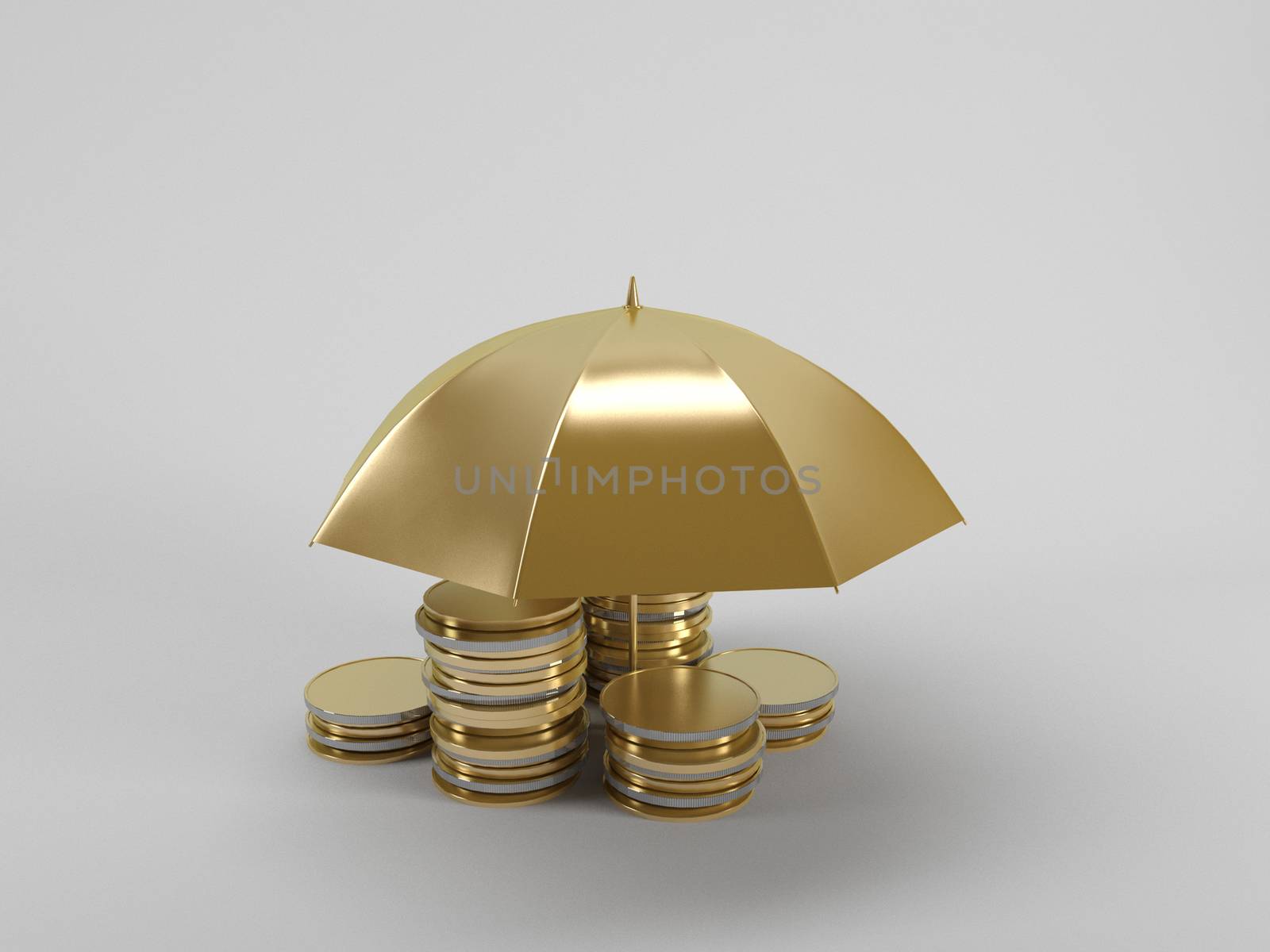 Protecting funds Umbrella 3d by fares139