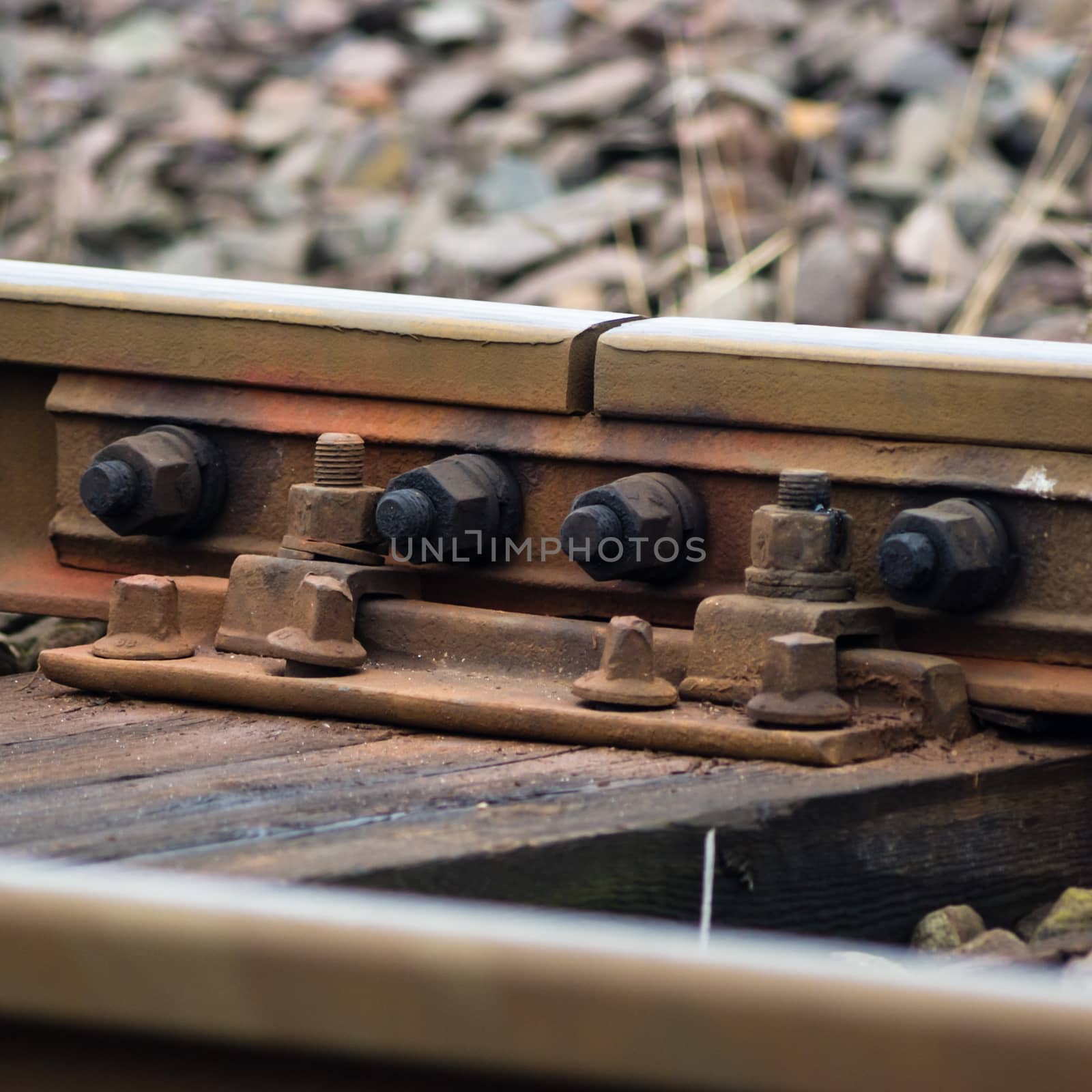 view of the railway track on a sunny day