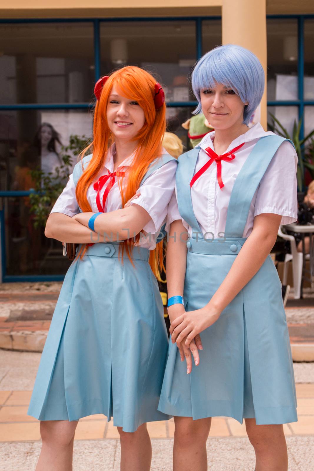 FARO, PORTUGAL - August 22: Manga & Comic Event, gathers many fans of these genres, including anime shows, cosplayers, gamers, concerts, board games, workshops and contests, among several other stuff held on Faro city, Portugal on August 22nd and 23rd, 2015.