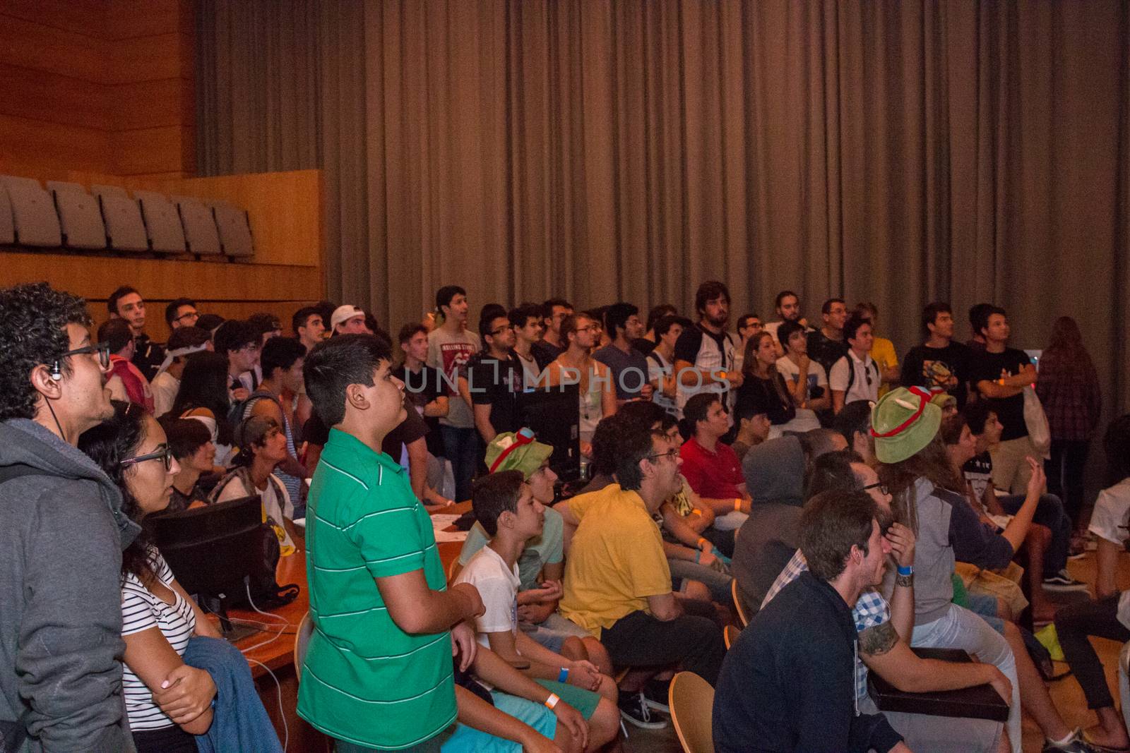 FARO, PORTUGAL - August 22: Manga & Comic Event, gathers many fans of these genres, including anime shows, cosplayers, gamers, concerts, board games, workshops and contests, among several other stuff held on Faro city, Portugal on August 22nd and 23rd, 2015.