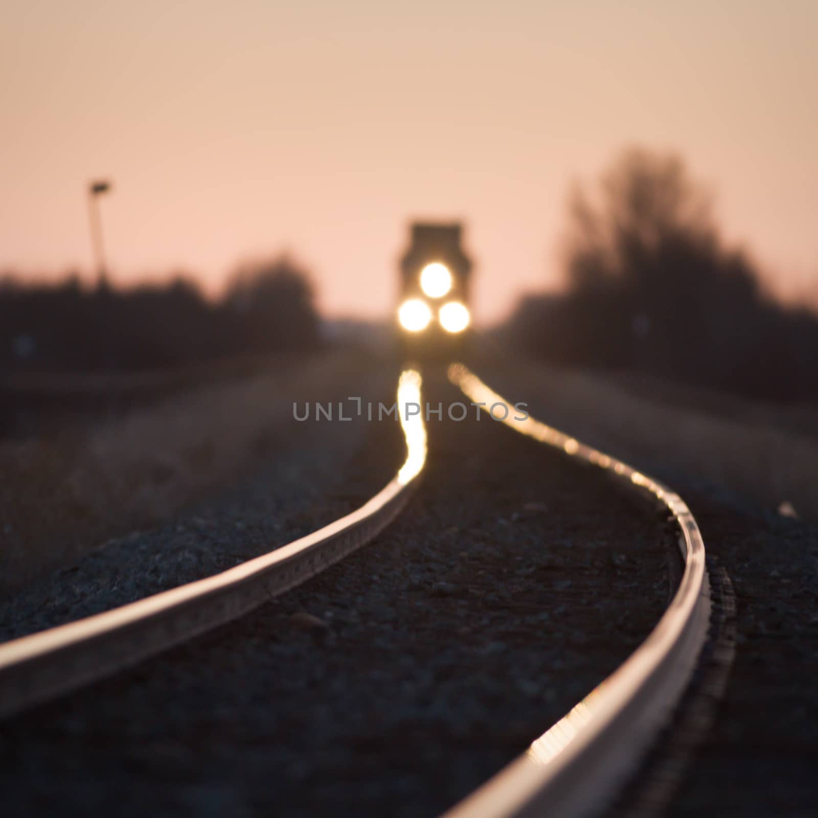 view of the railway track, industrial sereis