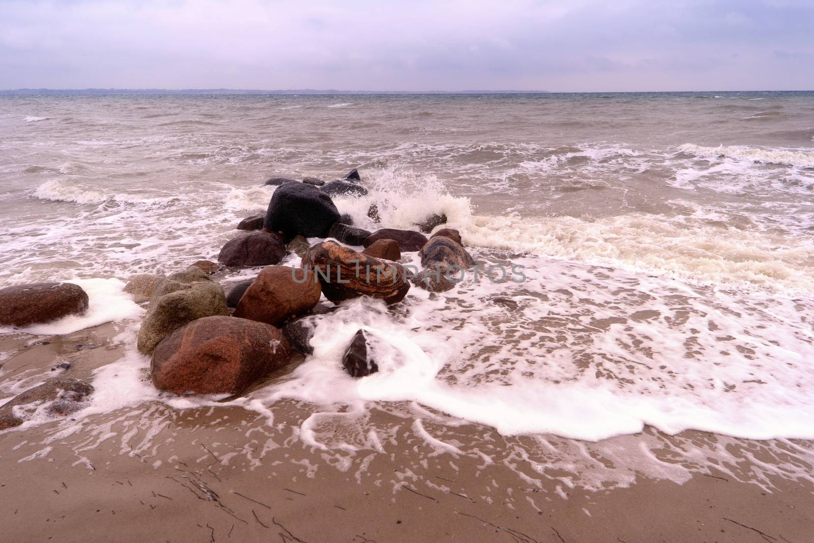 Surge of the Baltic Sea in Germany by 3quarks