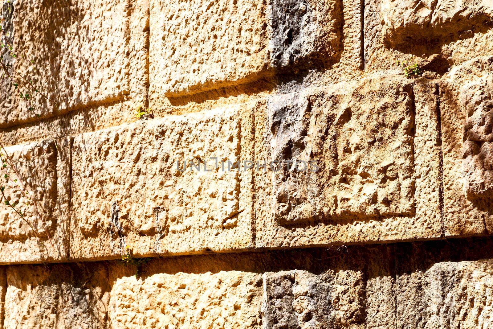 step    brick in       greece   old wall and texture material the   background