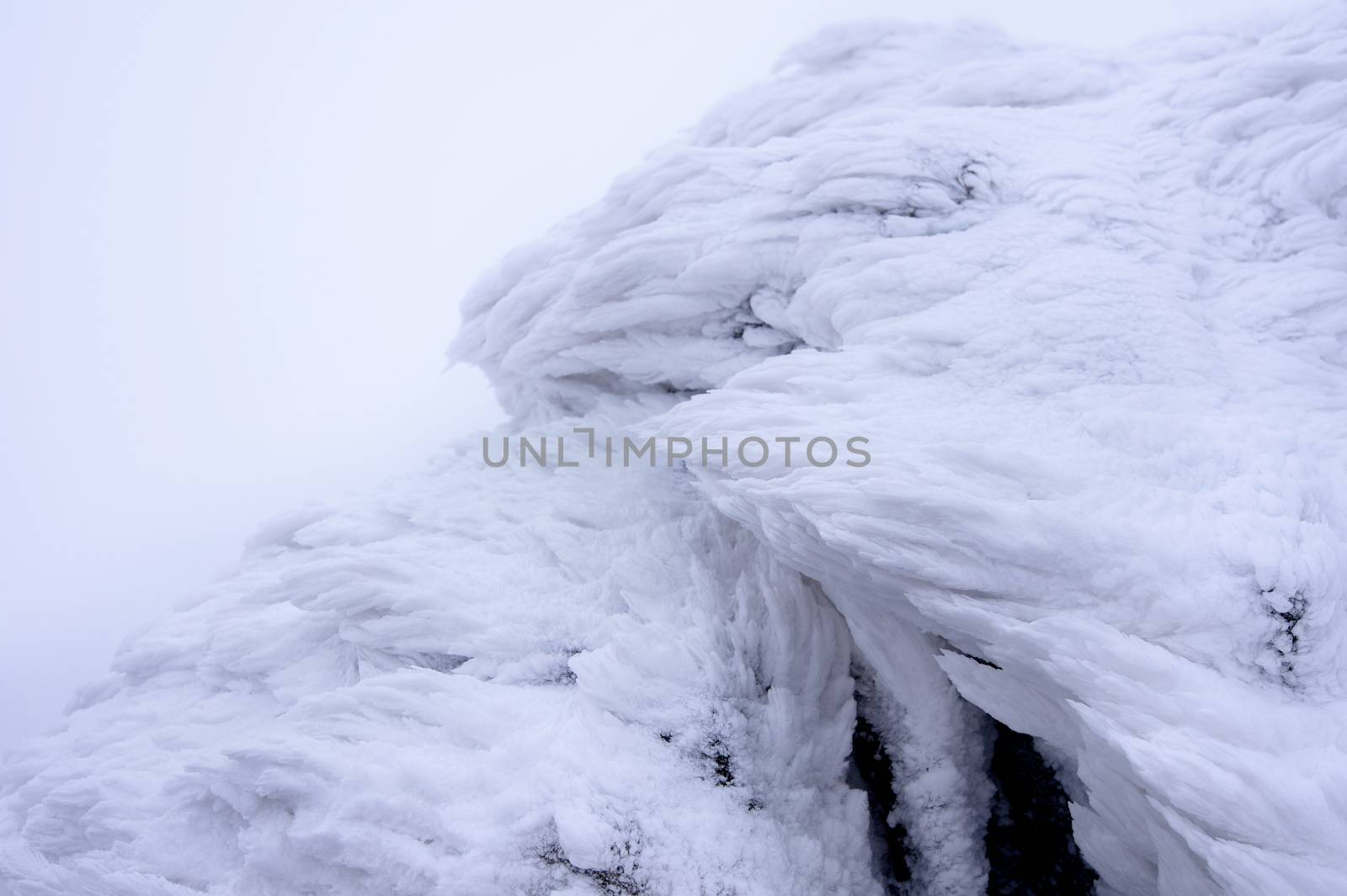 Wind painted Snow Texture Pattern on stone Background, Winter ba by gutarphotoghaphy