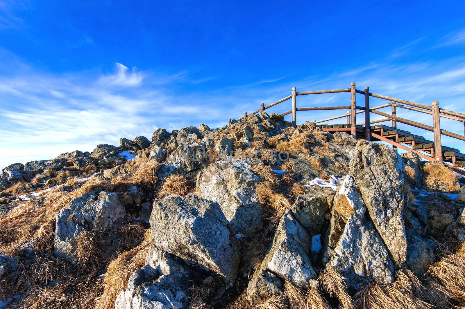 Peak of Deogyusan mountains in winter,South Korea.Winter lanscap by gutarphotoghaphy