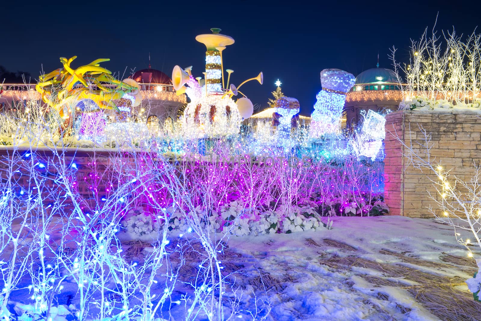 Christmas lights in everland by gutarphotoghaphy