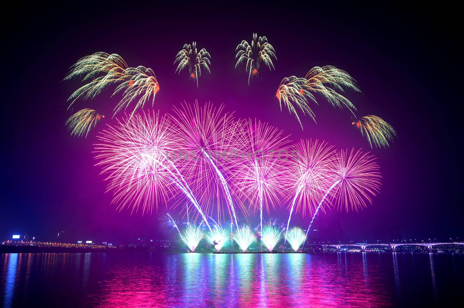 Firework festival in Korea.