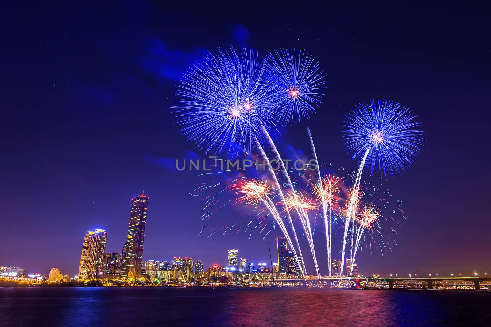 Seoul International Fireworks Festival in Korea.