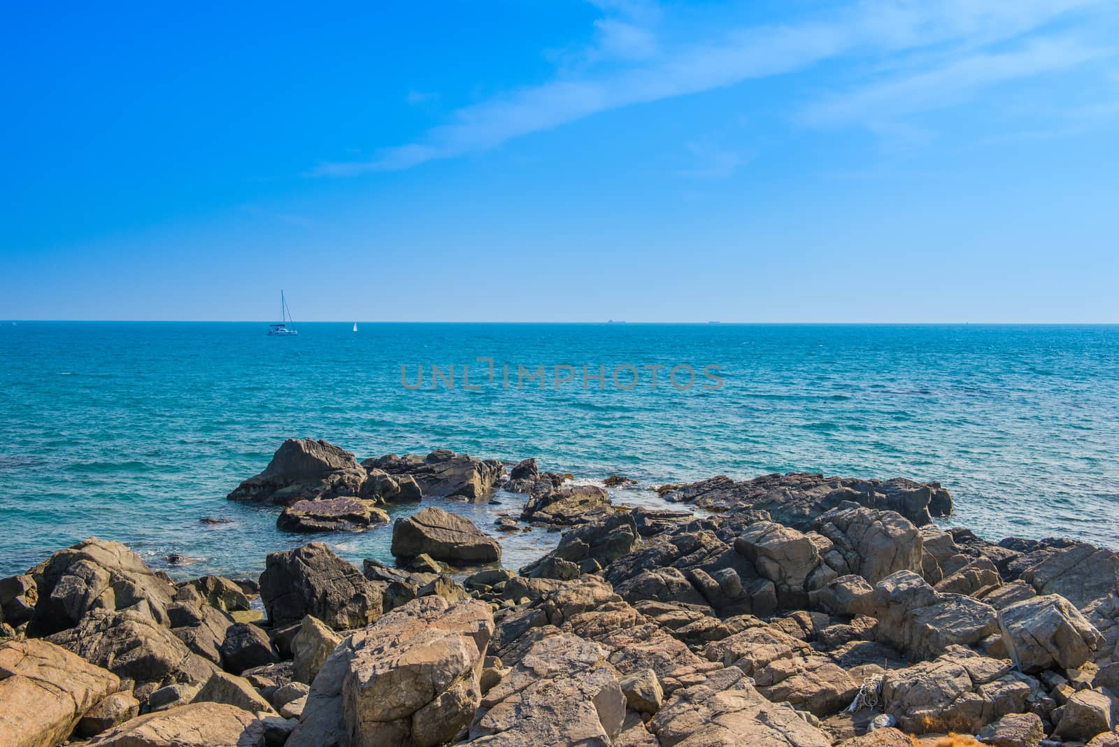 seashore in haeundae sea,Korea by gutarphotoghaphy