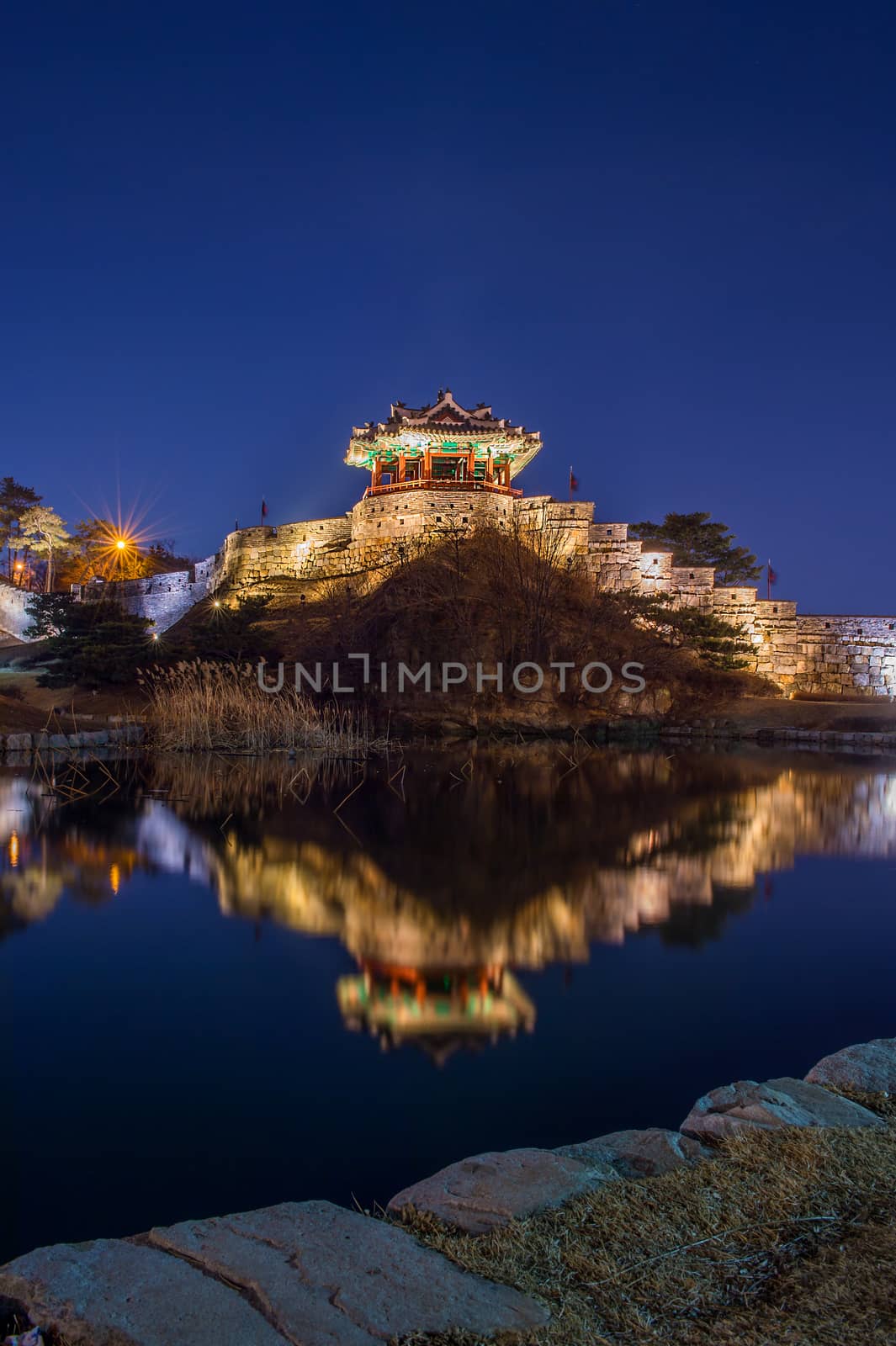 Hwaseong fortress in Suwon,Famous in Korea. by gutarphotoghaphy