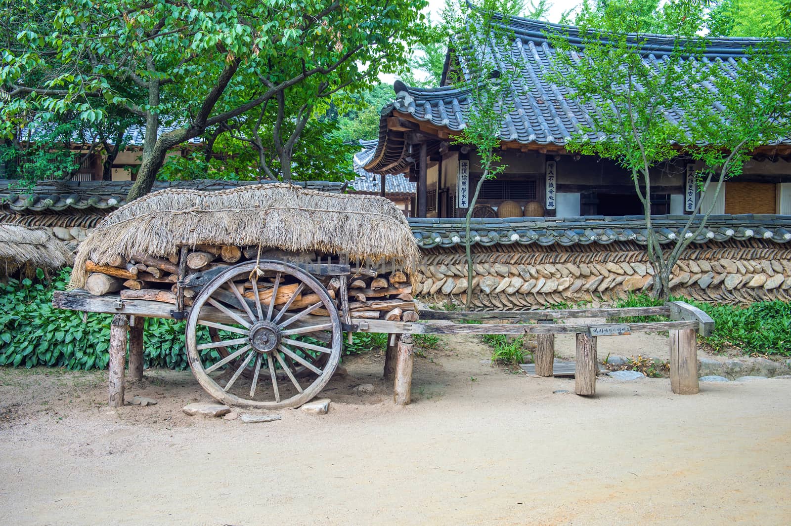 Folk Village,Traditional Korean style architecture in Suwon,Kore by gutarphotoghaphy