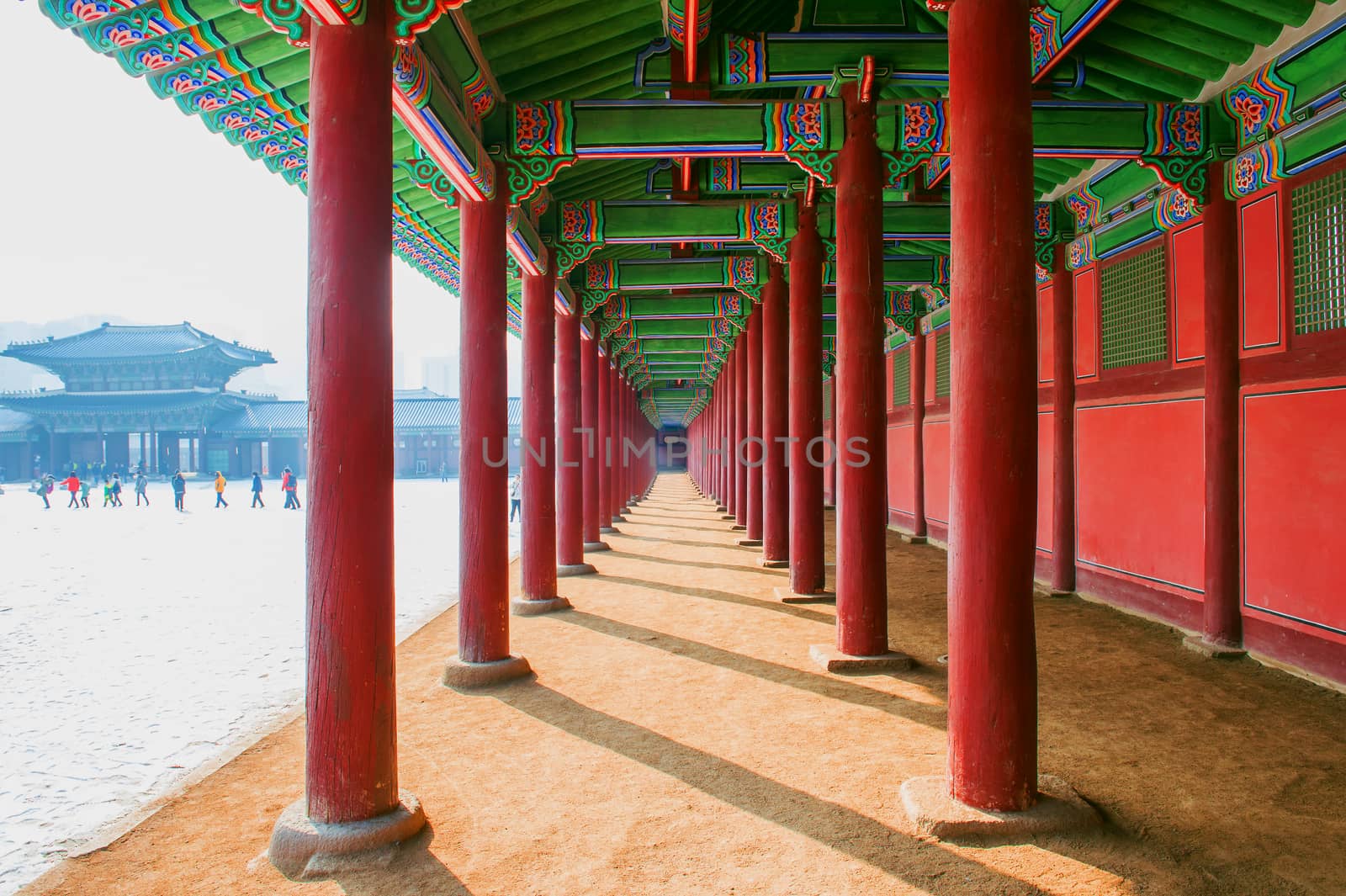 Geyongbokgung Palace in Seoul, South Korea. by gutarphotoghaphy