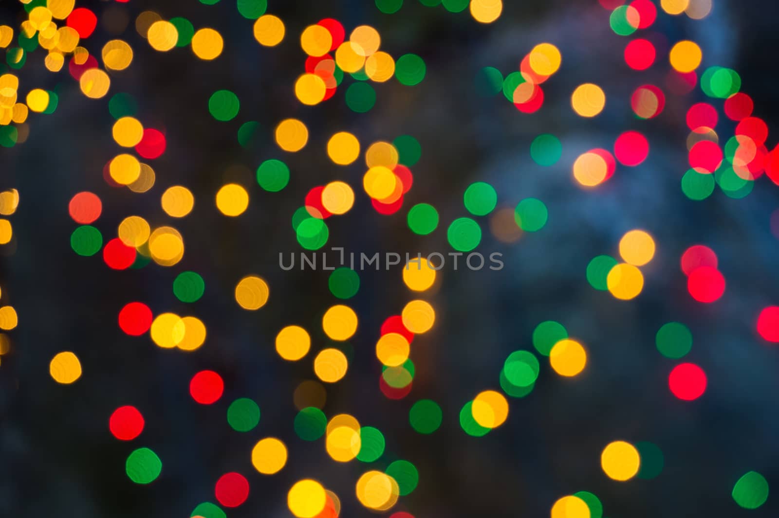 Abstract bokeh background of Christmaslight. by gutarphotoghaphy