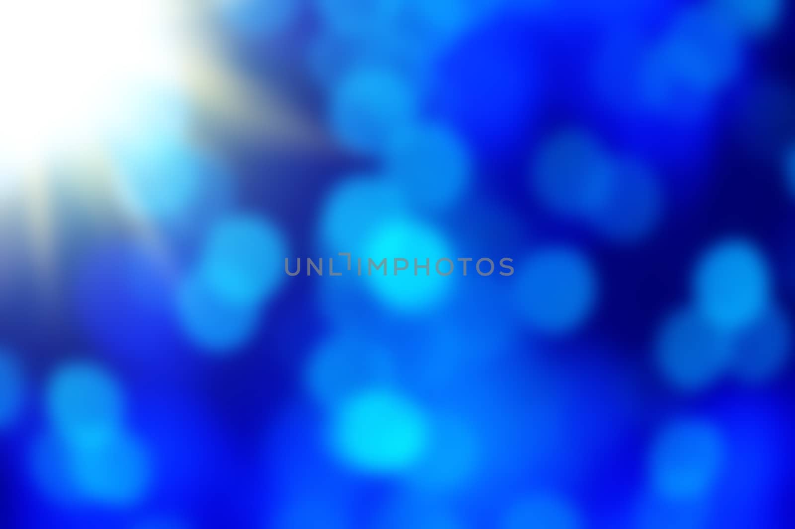 Abstract blue blurred background