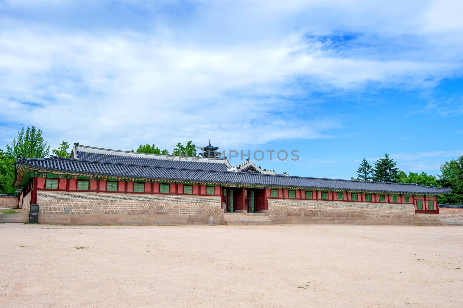 Gyeongbokgung Palace in South Korea. by gutarphotoghaphy