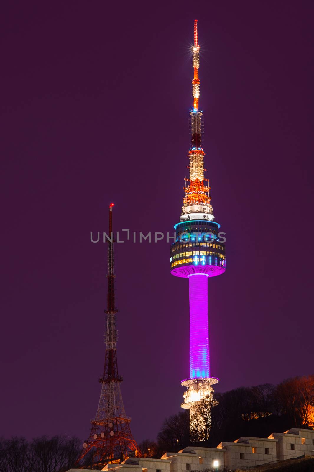 Seoul tower,Namsan tower in korea by gutarphotoghaphy