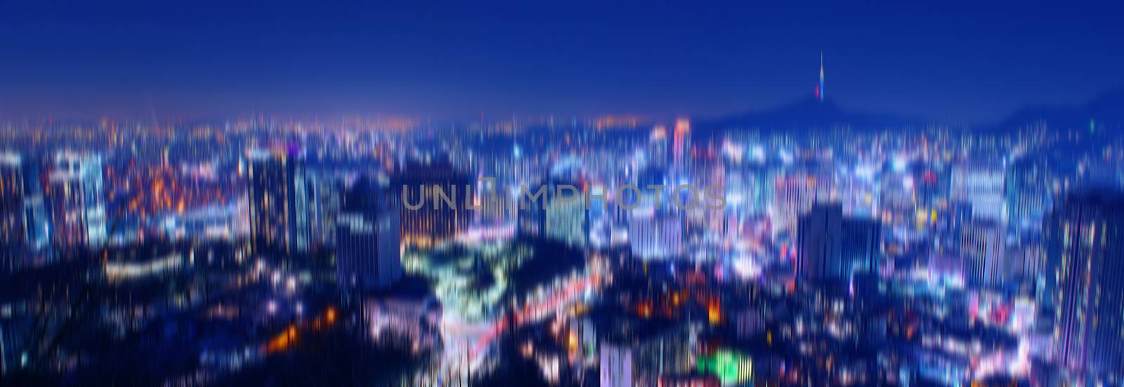 cityscape with blur motion