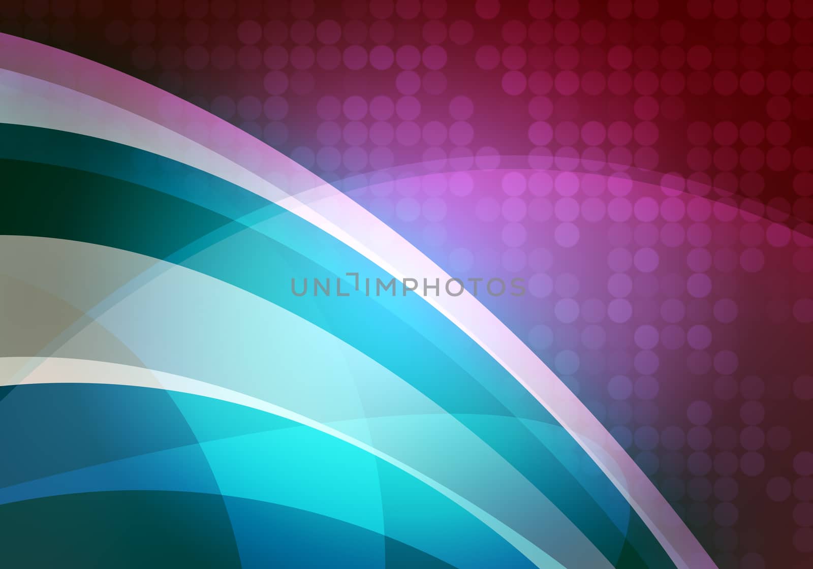 Abstract colorful background with light spots and waves