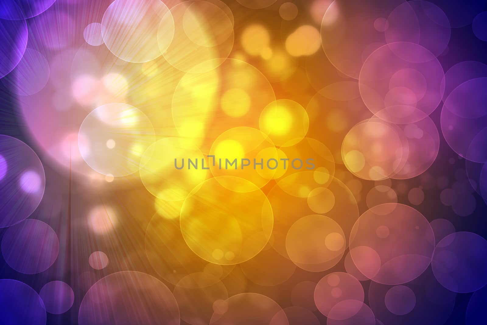 Abstract bright colorful background with light spots and rounds