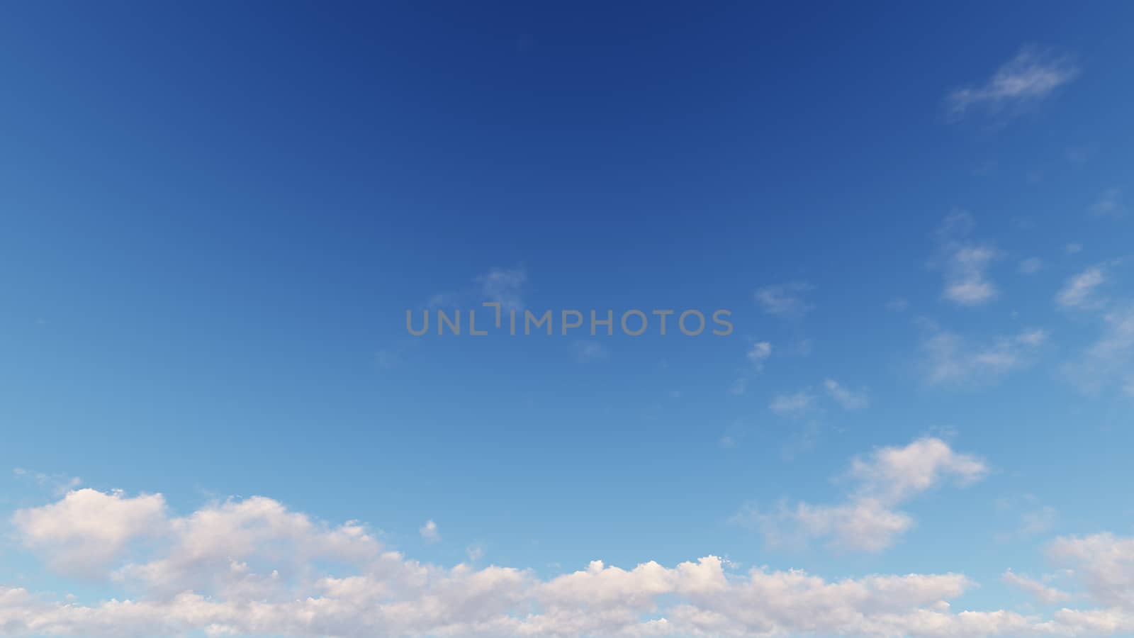 Cloudy blue sky abstract background, 3d illustration by teerawit