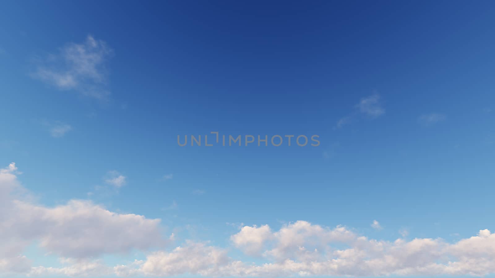 Cloudy blue sky abstract background, 3d illustration by teerawit