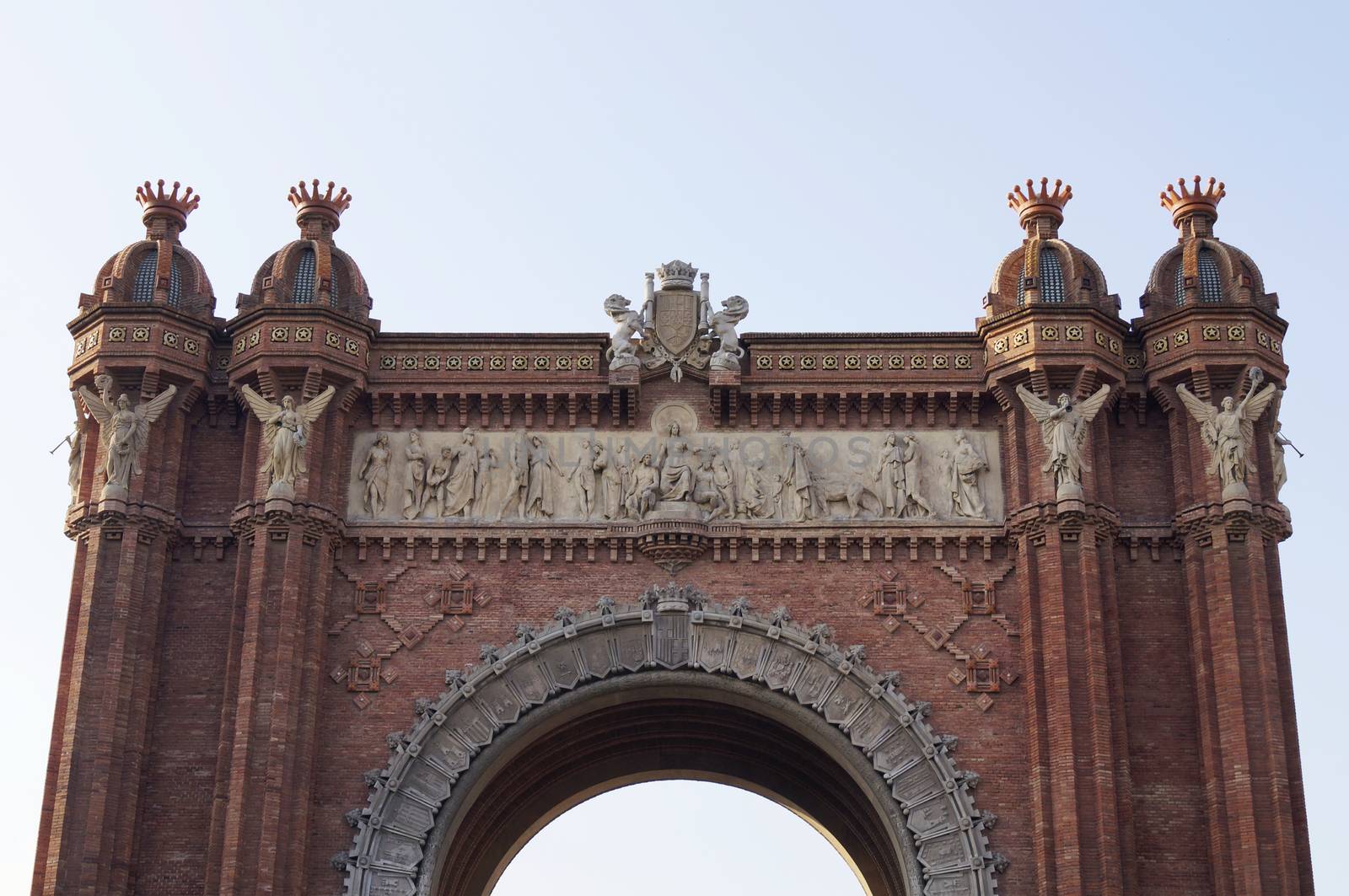 Arc de Triomf in Barcelona, Spain