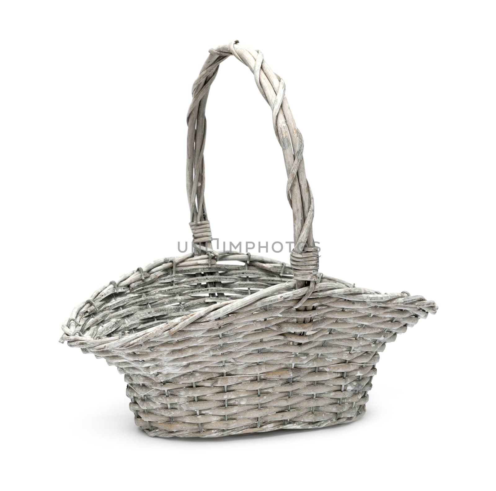 Basket isolated on white background by DNKSTUDIO